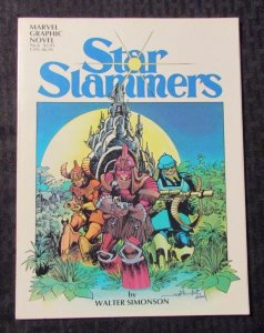 1983 STAR SLAMMERS Marvel Graphic Novel #6 by Walt Simonson SIGNED FVF