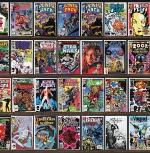 Huge Lot 140+ Comics with Power Pack, Green Lantern, The Avengers & More!