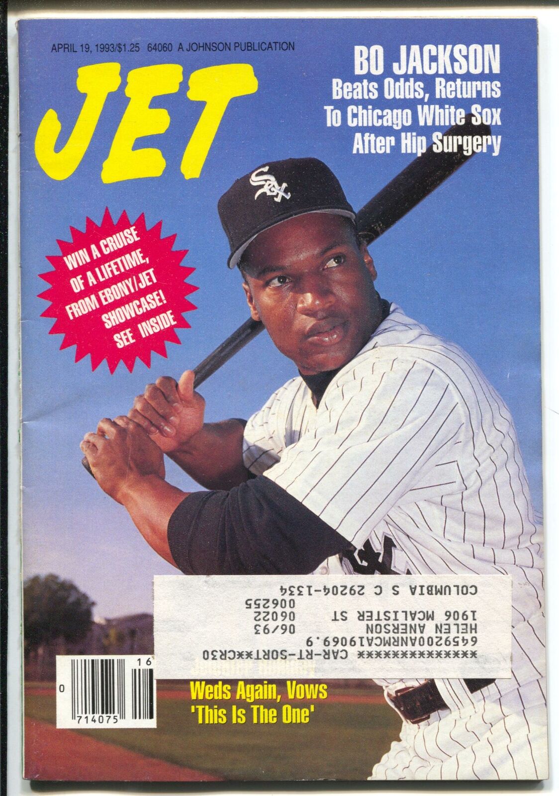 Jet 4/19/1993-Bo Jackson-African-American culture-FN