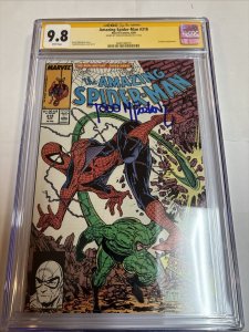 Amazing Spider-Man (1989) # 318 (CGC 9.8 WP) Signed Full Todd Mcfarlane