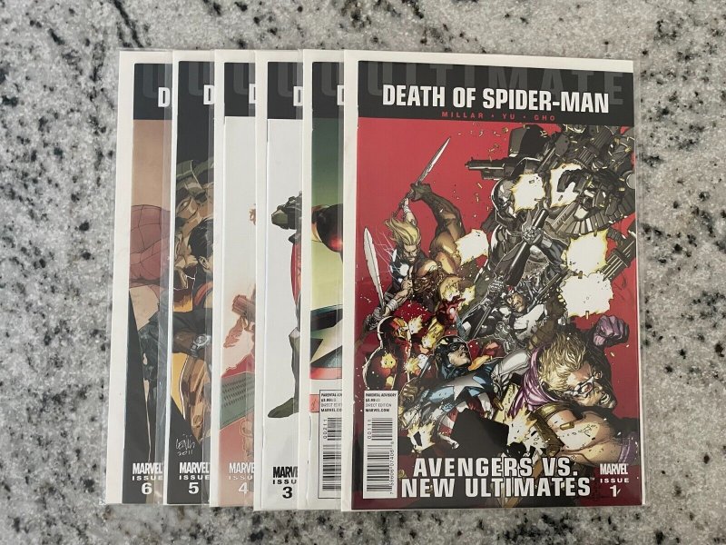 Avengers Vs. New Ultimates #1 2 3 4 5 6 NM Marvel Comics Death Spider Man 6 CH23