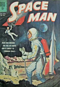 Space man First Issue Dell #1253 Comic Silver Age 1962 VG/FN Sci Fi