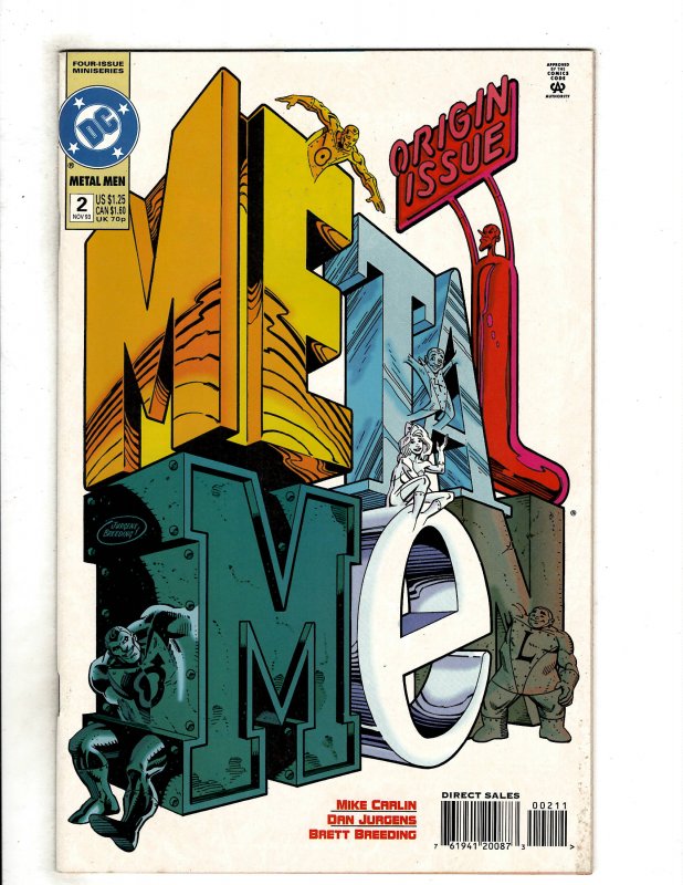 Metal Men #2 (1993) DC Comic Superman Flash OF7