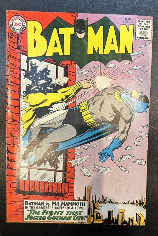 (1964) BATMAN #168 The Fight That Jolted Gotham City!