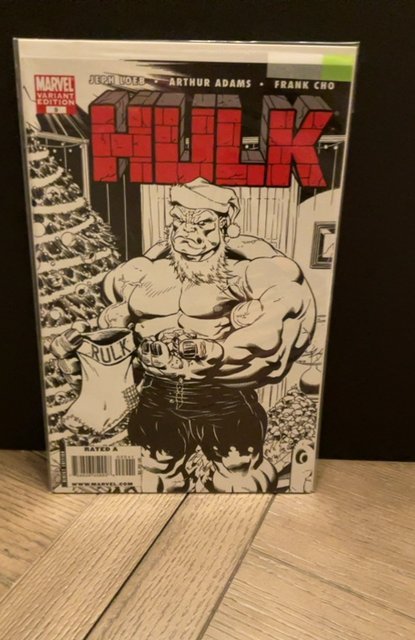 Hulk #9 Sketch Santa Rulk Cover (2009)