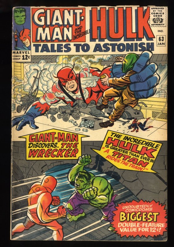 Tales To Astonish #63 VG 4.0 1st Appearance Leader! Jack Kirby!