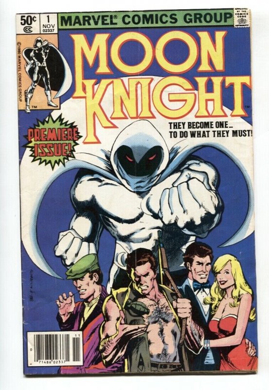 MOON KNIGHT #1 comic book 1988-MARVEL COMICS-First issue VG