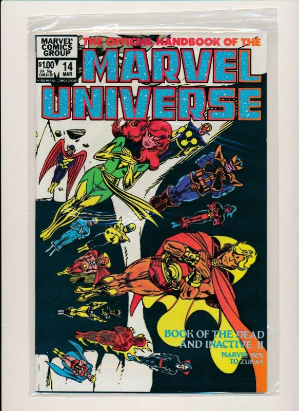 Lot of 8-MARVEL UNIVERSE BOOK OF DEAD I&II, Weapons, & MORE!! #13-20 VF(PF748) 