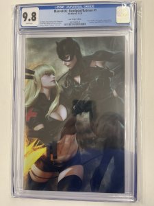 Marvel DC Deadpool Batman #1 CGC 9.8 CVR S 1:100 ARTGERM VIRGIN VAR PROSHIPPER