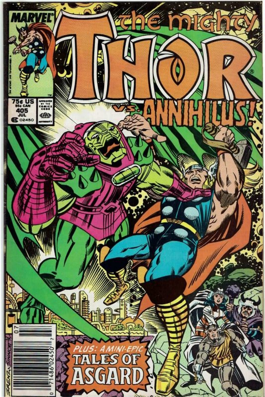 Thor #405 (1966 v1) Annihilus Newsstand VF+