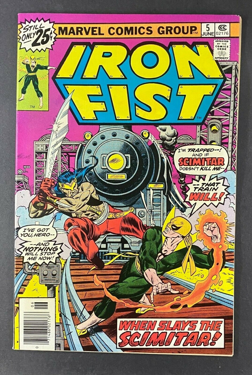 Iron Fist #5 FN+ 1st appearance of Scimitar - Android's Amazing Comics