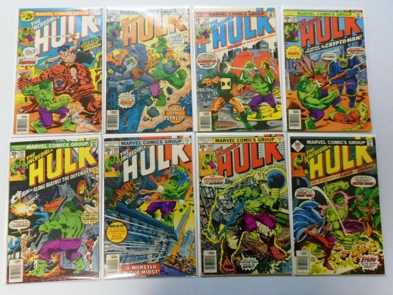 Bronze Hulk Lot From:#201-249, 39 Different, Average 6.0/FN (1976-1980)