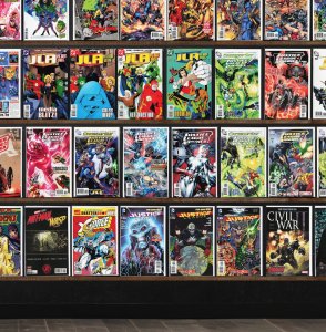 Huge Lot 150+ Comics with Wolverine, Jla: Year One, Superman, Hourman & More!