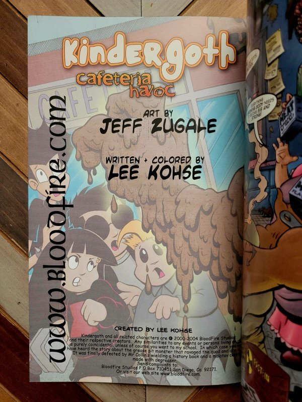 Vampyrates #1 (Bloodfire 2004) One-Shot Jermomy Cox Flipbook + Kindergoth #1