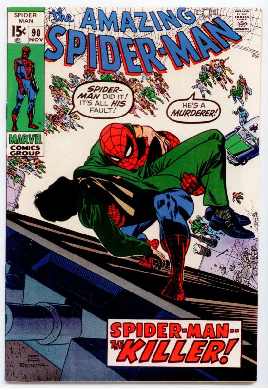 Amazing Spider-Man #90 HIGH GRADE  Death of Captain George Stacy; Doctor Octopus