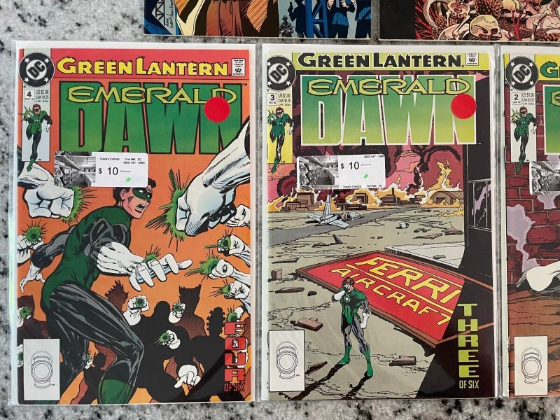5 DC Comics Emerald Dawn # 2 3 4 G Lantern + Wasteland # 1 + Doc Savage # 1 J962