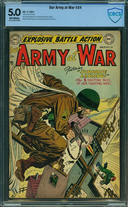 Our Army at War #24 (DC, 1954) CBCS 5.0