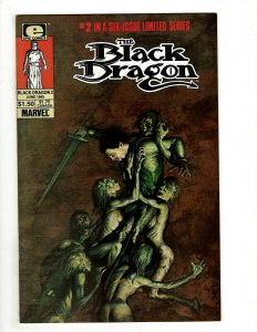 9 Marvel Comics Black Dragon # 1 2 3 4 5 6 + Elfquest 1 Six From Sirius 1 3 UD5