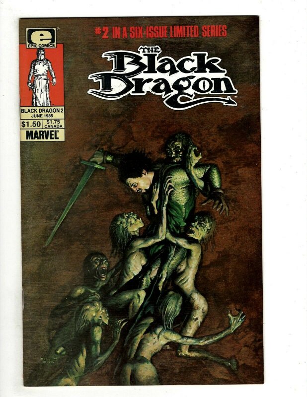 9 Marvel Comics Black Dragon # 1 2 3 4 5 6 + Elfquest 1 Six From Sirius 1 3 UD5