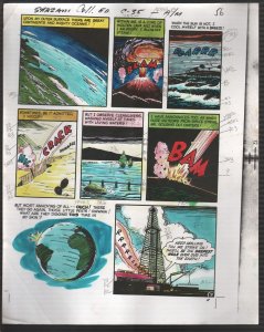 Hand Painted Color Guide-Capt Marvel-Shazam-C35-1975-DC-page 56-explosion-VG/FN