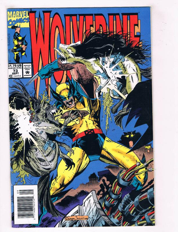 Wolverine #73 FN Marvel Comics Fox Comic Book X-Men Cyclops Sept 1993  DE34