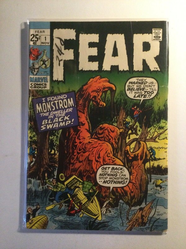 Fear 1 Very Good Vg 4.0 Marvel