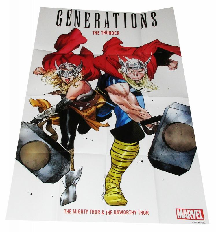 Generations Mighty & Unworthy Thor Folded Promo Poster (36 x 24) - New!