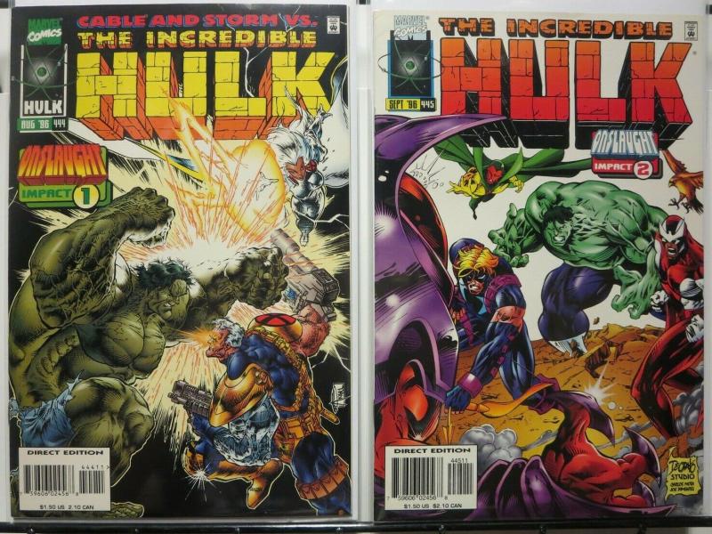 HULK 444-445  ONSLAUGHT 'Impact' 1-2