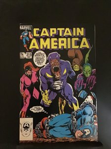 Captain America #315 Death of Porcupine, Serpent Society Appearance