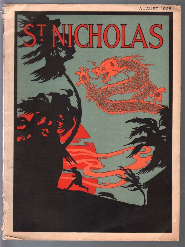 St. Nicholas 8/1929-Malhon Blaine-RCMP-pulp type stories-Rutledge-VG