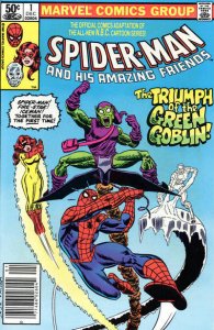 Spider-Man and His Amazing Friends #1 (Newsstand) FN ; Marvel | Firestar Iceman 