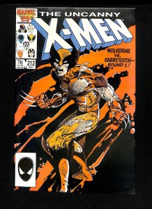 Uncanny X-Men #212 Wolverine Vs. Sabretooth!
