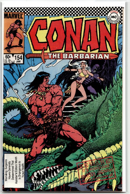 Conan the Barbarian #154 (1984) Conan