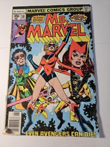 Ms. Marvel #18,VG,  First Appearance of Mystique, Marvel Comics, 1978