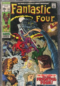 Fantastic Four #94 (1970) Fantastic Four [Key Issue]