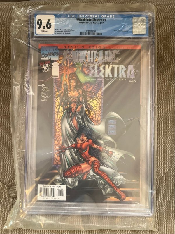 Witchblade and Elektra #1 CGC 9.6