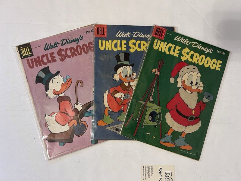 *Uncle Scrooge #24 vg, #26 vg, #29 vg