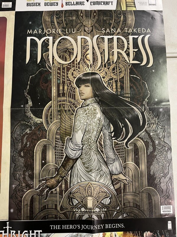 IMAGE Comics Promo Posters 18 x 24 Monstress God Country Birthright + Skybound