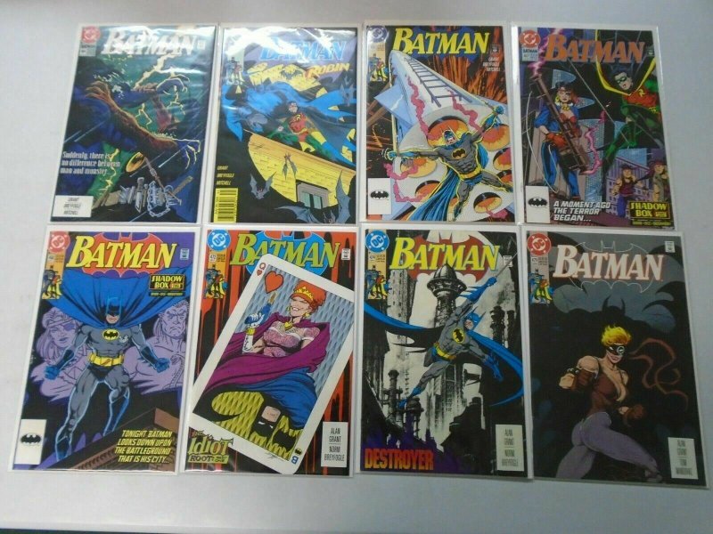 Batman comic lot 23 different from #450-499 avg 8.0 VF (1990-93)