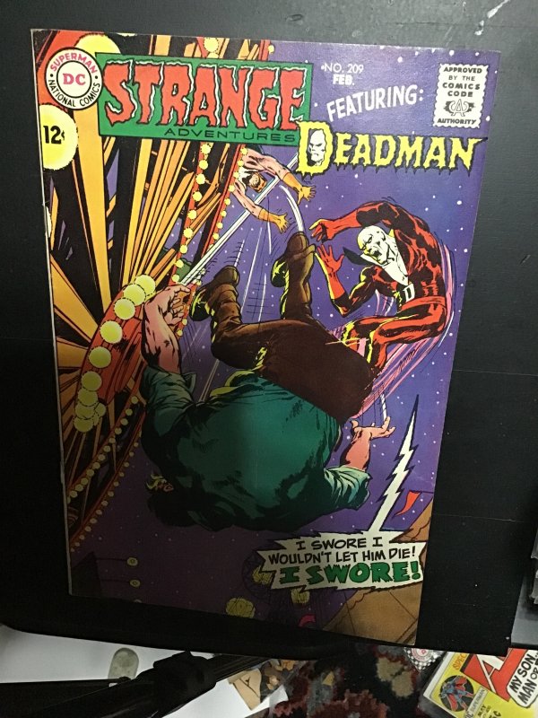 Strange Adventures #209 (1968) high-grade Neil Adams Deadman! NM- Boca CERT!