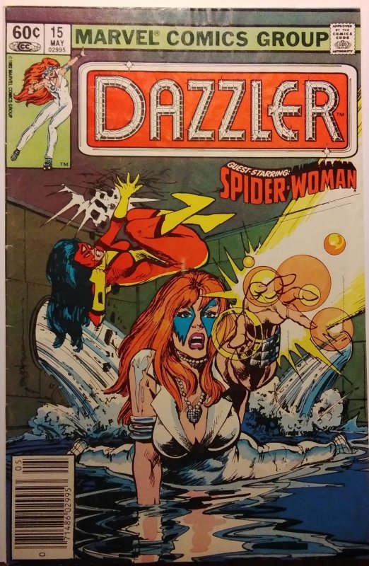 Dazzler #15 Spider-Woman Newsstand Edition (1982)