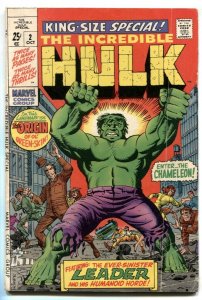 Incredible Hulk Annual #2 1969- King Size Special G/VG