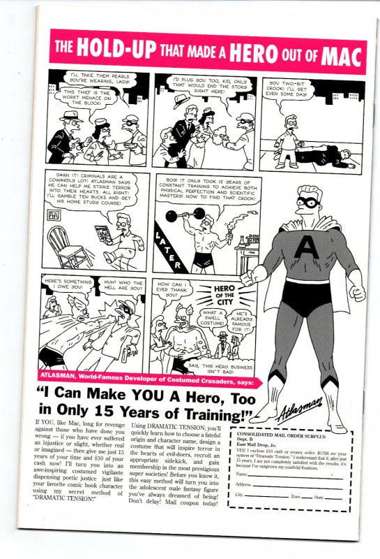 Radioactive Man #1 w/poster - Simpsons - Bongo - 1993 - NM 