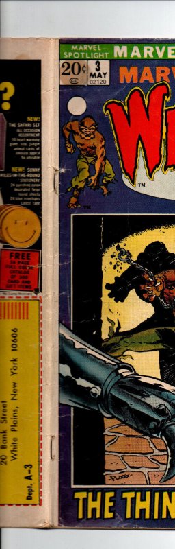 Marvel Spotlight #3 - 2nd appearance Werewolf by Night - KEY - 1972 - GD/VG