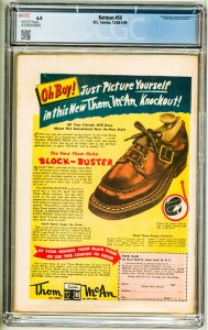 Batman #50 (1948) CGC 6.0! White Pages! Two-Face Cover!