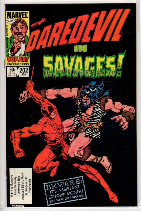 Daredevil #202 Direct Edition (1984) 9.4 NM