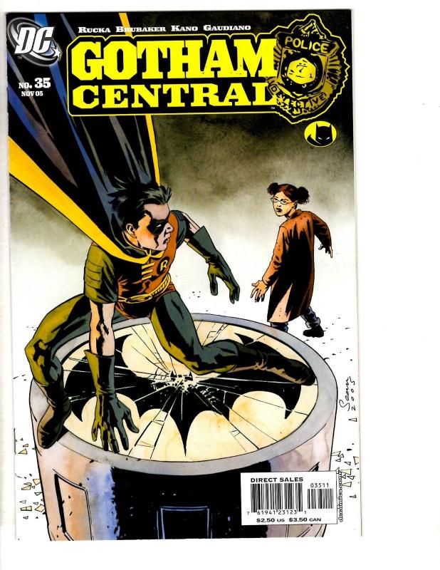 Lot Of 11 Gotham Central DC Comic Books # 29 30 31 32 33 34 35 36 37 38 40 CR23