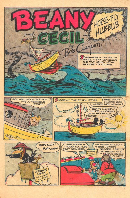 BEANY AND CECIL * Four Color #414 (Aug 1952) 36 Pgs of Great Jack Bradbury Art