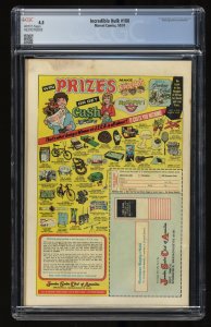 Incredible Hulk #180 CGC VG+ 4.5 White Pages 1st Cameo Appearance Wolverine!