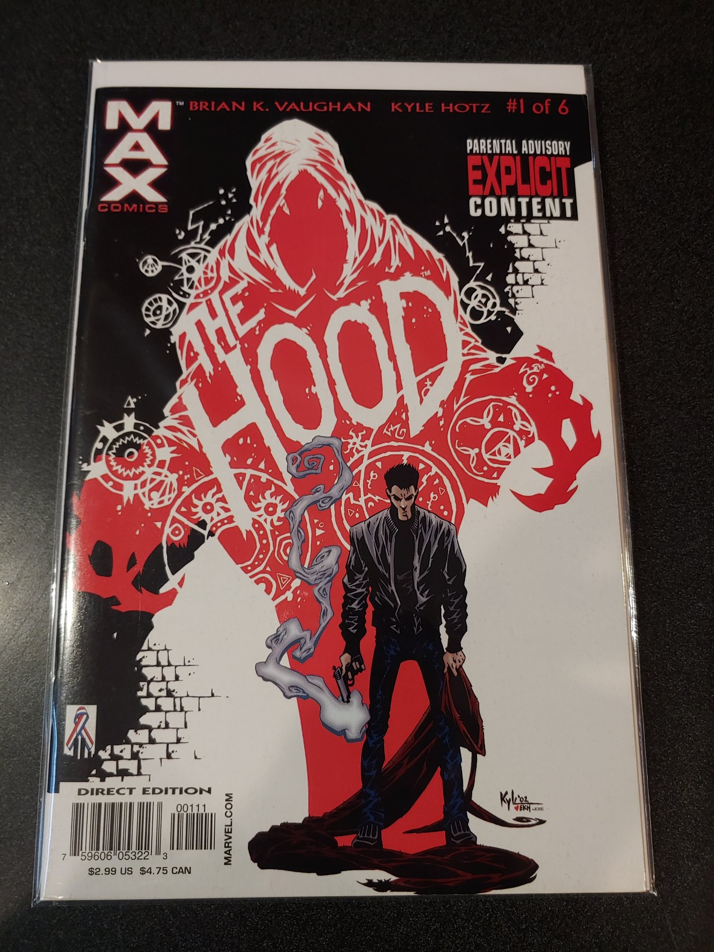 The Hood Vol. 1 #1 Marvel Max Comics 2002 First Print DISNEY+ VILLAIN ...